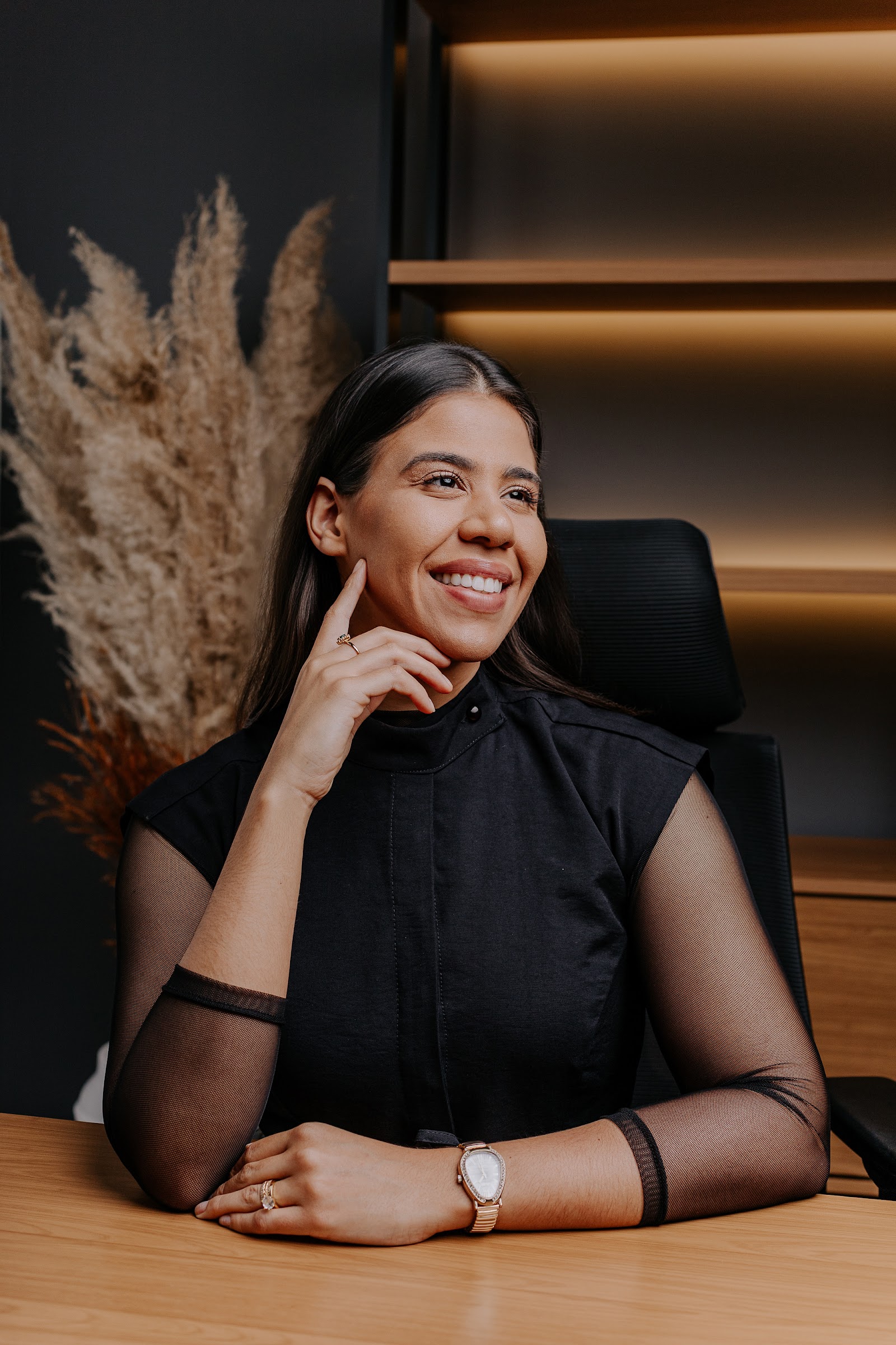 Ester Bueno no consultório em Sertãozinho